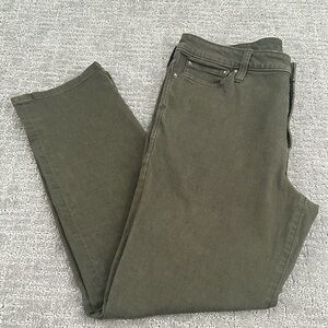 Express Men's Khaki Slim Straight Jeans